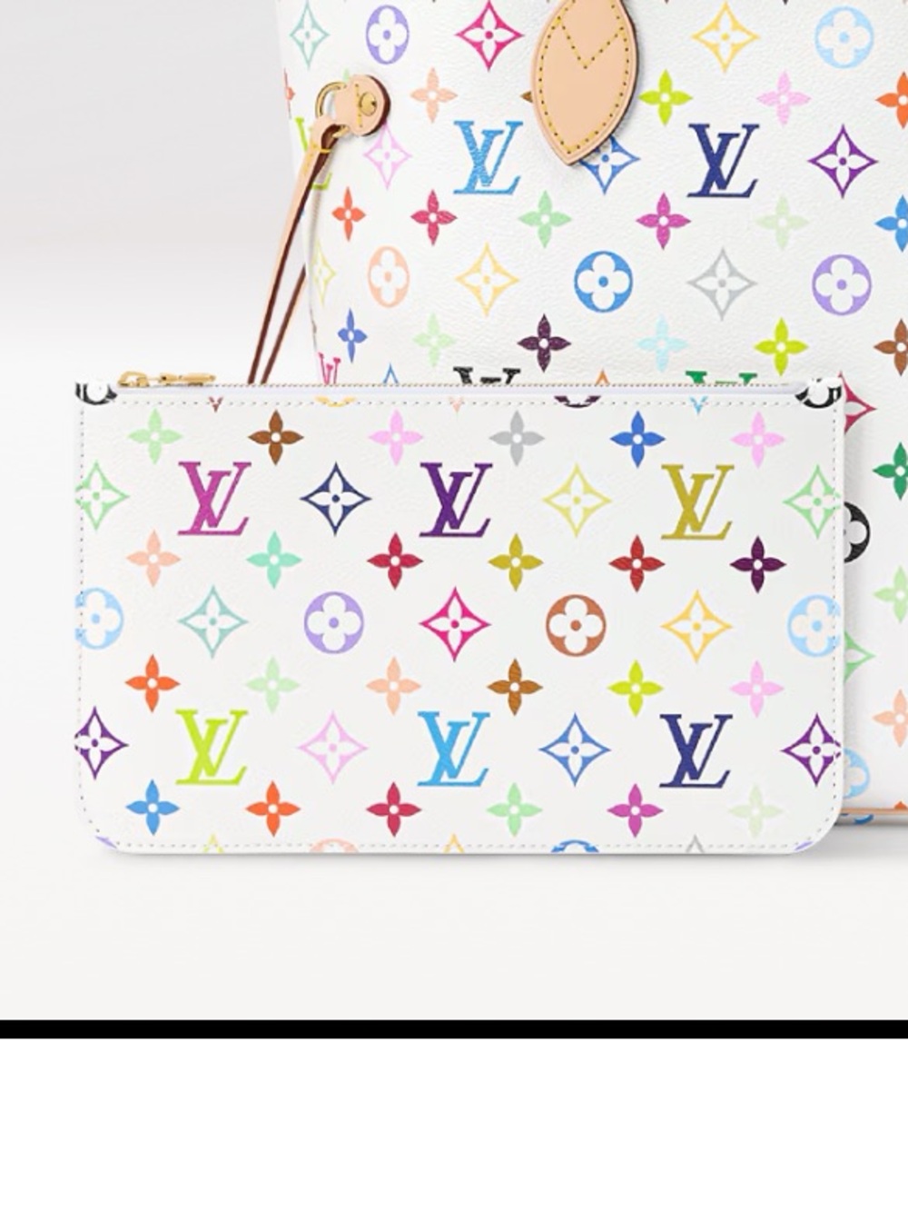 Louis vuitton LV X TM neverfull POUCH WRISTLET
